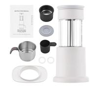 Ailgely Macchina per caffè Manuale da Viaggio Macchina 2 in 1 Funzionamento Semplice Design Adattabile Prendi e Vai Materiale per Uso Alimentare L'ufficio in Casa Campeggio (#2)
