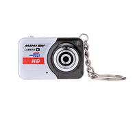 Ailgely Mini Fotocamera Digitale Supporta Chat, Risoluzione Video 1280 * 960 per Affari, Sicurezza Domestica, Istruzione, Viaggi, con Scheda TF da 32 GB (Grigio)