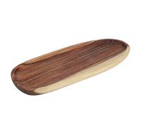 Ailgely Piatto di Legno, Facile da Pulire, Cassaforte per Piatti, Dimensioni Ridotte, Peso Leggero, Consistenza (30 * 12 Wood Long Special Shape Plate)