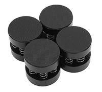 Ailgely Supporto Isolante per Punte per Altoparlanti a Molla in Alluminio da 9 Kg, Piedini per Cuscinetti per Assorbimento degli Urti, con Eliminazione delle Scosse di Assestamento,