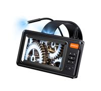 Ailgely Telecamera Professionale per Boroscopio da 5 M con luminosità Regolabile su 3 Livelli per la Riparazione di Tubi e L'ispezione di Elettrodomestici (5, mm* m*1080p*4,3 pollici*2000