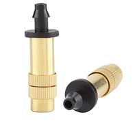 Ailgely Ugello per Irrigazione da Giardino Nebulizzante con Testa Regolabile in Rame, con Principio di Spruzzatore, Distanza di Spruzzo di 1 Metro, Adatto per Colture in Serra e Fiori,