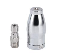 Ailgely Ugello Rotante 3600psi, Tappo in Acciaio Inossidabile, Materiale Robusto, Acqua Potente a 360 °, 304 Acciaio Inossidabile, Anti -ossidazione e Corrosione, Ampiamente