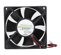 Ailgely Ventola di Raffreddamento a 2 Pin DC12V, Affidabile Dispositivo di Raffreddamento del Grande Volume D'aria da 4000 Giri/min per il del Telaio, Basso Rumore, Dimensioni 80 Mm
