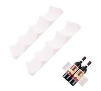 Aililong Frigo Porta Bottiglia 2 Pezzi Eron-Porte - Bottiglie in plastica impilabili per fino a 6 Bottiglie e barattoli, Porta - Bottiglie antiscivolo frigorifero