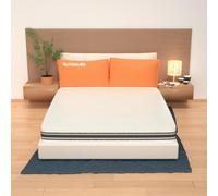 AILIME SRL Materasso King Size Memory Matrimoniale 180X200 H 30 CM SFODERABILE Ortopedico Dispositivo Medico