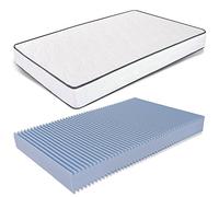 AILIME SRL Materasso Una Piazza E Mezza 125X190X14 CM Ortopedico Dispositivo Medico LASTRA WATERFOAM su Misura