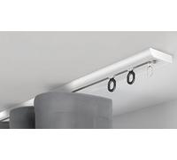 AILIMENG Binario for Tende da Soffitto 12M 10M 8M 6M 4M 2M 1M,Binari for Tende in Alluminio Spesso E Pesante,Sistema di Binari Kit Binario(White,L 5ft/1.5m)