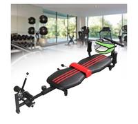 AILIMENG Macchina for Stretching E Trazione Lombare in Ufficio - Letto Portatile for La Barella Lombare E La Colonna Vertebrale,Altezza Regolabile da 145 A 185 Cm
