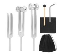 AILIMIAO Tuning Forks Set -128 Hz, 256 Hz, 512 Hz, Tuning Forks Perfect for Healing, Chakra, Sound Therapy, Keep Body, Mind and Spirit