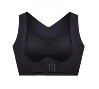 AILISK Reggiseno Push Up Correttore Posturale Senza Cuciture Ortorex Nero