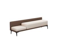 AILIUXIAOYAN Panca Per La Camera Da Letto Fine Letto Sgabello terminale del letto Semplice e moderno Comodino Panca Camera da letto Ingresso creativo Scarpa lungo divano(Brown)