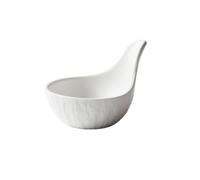 AILIUXIAOYAN Piatto Di Salsa I piatti for salsa da immersione vengono utilizzati for contenere salsa di soia, ketchup, salsa barbecue o altri condimenti(White)