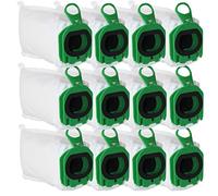AiLomey 12 Sacchetti per Vorwerk Folletto VB100 FP100, Sacchetti Filtri Parti di Ricambio di Accessori per Vorwerk Kobold VB 100 FP 100 Aspirapolvere