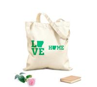 AILOONG Amore per lo Stato dell'Arkansas Borse shopper riutilizzabili Tessuto spesso 340g/m² Pieghevole