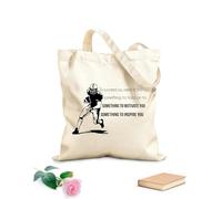 AILOONG Borsa da spiaggia in poliestere e cotone Frasi sul calcio per ispirare i ragazzi ad avere successo Tessuto spesso 12 once Materiale delicato sulla pelle 31x36cm Media