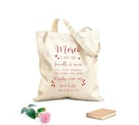 AILOONG Borsa da spiaggia in poliestere e cotone Grazie a tutti per gli inviti al matrimonio e alla festa. Tessuto spesso 340g/m² Materiale delicato sulla pelle