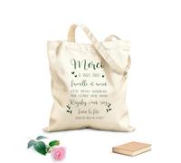 AILOONG Borsa da spiaggia in poliestere e cotone Grazie a tutti per gli inviti al matrimonio e alla festa. Tessuto spesso 340g/m² Materiale delicato sulla pelle