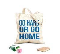 AILOONG Borsa da spiaggia in poliestere e cotone Lavora duro o resta in palestra ogni giorno per fare esercizio con citazioni motivazionali Tessuto spesso 340g/m² Materiale delicato sulla pelle