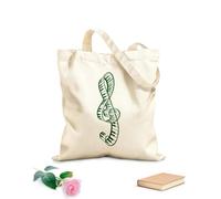 AILOONG Borsa da spiaggia in poliestere e cotone Note musicali Chiave di violino Tasti del pianoforte Note musicali Wave Music Recording Studio Tessuto spesso 340g/m² Materiale delicato sulla pelle