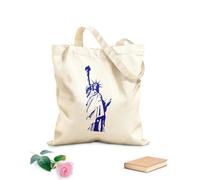 AILOONG Borsa da spiaggia in poliestere e cotone Statua della Libertà Statua della Libertà Tessuto spesso 340g/m² Materiale delicato sulla pelle