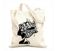 AILOONG Borsa da spiaggia in poliestere e cotone Tessuto spesso 12 once Parrucchiere Barbiere Salone di bellezza Parrucchiere Barbiere Donna Materiale delicato sulla pelle 31x36cm Media