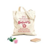 AILOONG Borsa da spiaggia in poliestere e cotone Tessuto spesso 340g/m² Citazioni classiche ispiratrici del film Non ho mai ricevuto la mia lettera Materiale delicato sulla pelle