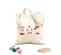 AILOONG Borsa da spiaggia in poliestere e cotone Tessuto spesso 340g/m² Esercito Marines Militare Soldato Stella Sala Giochi Elicottero Armi Aereo Guerra Materiale delicato sulla pelle