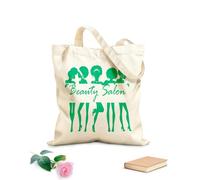 AILOONG Borsa da spiaggia in poliestere e cotone Tessuto spesso 340g/m² Salone di bellezza, truccatore, parrucchiere, parrucchiere, salone di bellezza Materiale delicato sulla pelle