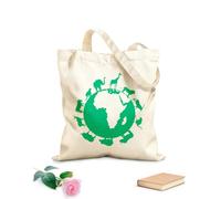 AILOONG Borsa da spiaggia in poliestere e cotone Tessuto spesso 340g/m² Terra Animale Materiale delicato sulla pelle