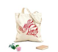 AILOONG Borsa della spesa in tela di cotone Elmo da guerriero medievale con testa di cavaliere Tessuto spesso 340g/m² Utilizzabile come borsa regalo