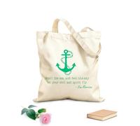 AILOONG Borsa in tela Ancora: senti l'odore del mare Tessuto spesso 340g/m² Borsa da disegno