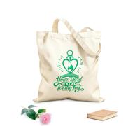 AILOONG Borsa in tela con fondo rinforzato la tua parola è una lampada Tessuto spesso 340g/m² Utilizzabile come borsa regalo