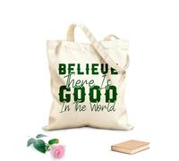 AILOONG Borsa tote con tracolla in fettuccia credo che ci siano buoni detti cristiani da progettare Tessuto spesso 340g/m² Borsa da disegno