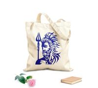 AILOONG Borsa tote con tracolla in fettuccia immagine del dio greco Ares di un dio greco Ares Tessuto spesso 340g/m² Borsa da disegno