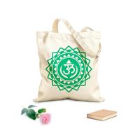 AILOONG Borsa tote con tracolla in fettuccia Tessuto spesso 340g/m² un'icona di stile solido del simbolo om surya Borsa da disegno