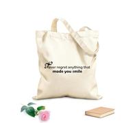 AILOONG Borsa tote in tela grezza Aiuto per avere successo con parole di saggezza Tessuto spesso 12 once Utilizzabile come borsa porta attrezzi 35x40cm Grande