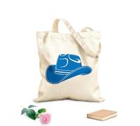 AILOONG Borsa tote in tela grezza Cappello da cowboy Texas Lone Star State Tessuto spesso 340g/m² Utilizzabile come borsa porta attrezzi