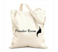 AILOONG Borsa tote in tela grezza Citazioni di parole e lettere sulla polvere Tessuto spesso 12 once Utilizzabile come borsa porta attrezzi 35x40cm Grande