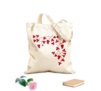 AILOONG Borsa tote in tela grezza Rami naturali della vite Stanze splendidamente arredate Tessuto spesso 340g/m² Utilizzabile come borsa porta attrezzi