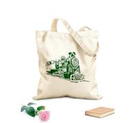 AILOONG Borsa tote in tela grezza Treno Ferrovia Bambini Tessuto spesso 340g/m² Utilizzabile come borsa porta attrezzi