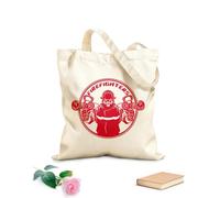 AILOONG Borsa tote in tela grezza Vigili del fuoco Vigili del fuoco Teschio Pompiere Tessuto spesso 340g/m² Utilizzabile come borsa porta attrezzi