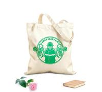 AILOONG Borsa tote in tela grezza Vigili del fuoco Vigili del fuoco Teschio Pompiere Tessuto spesso 340g/m² Utilizzabile come borsa porta attrezzi