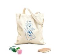 AILOONG Borse a mano in poliestere e cotone Carta da gioco Joker Jester Passion Play Poker Tessuto spesso 340g/m² Utilizzabile come trousse per il trucco