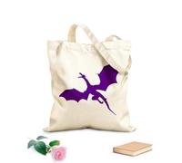 AILOONG Borse a mano in poliestere e cotone Drago Volante Tessuto spesso 340g/m² Utilizzabile come trousse per il trucco