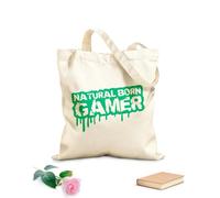 AILOONG Borse a mano in poliestere e cotone Tessuto spesso 340g/m² gioco Citazione Videogioco Teen Utilizzabile come trousse per il trucco