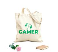 AILOONG Borse a mano in poliestere e cotone Tessuto spesso 340g/m² gioco Joystick Videogioco Sala Giochi Utilizzabile come trousse per il trucco