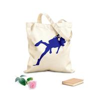 AILOONG Borse a mano in poliestere e cotone Tessuto spesso 340g/m² Immersioni subacquee Mare Oceano Sott'acqua Utilizzabile come trousse per il trucco