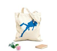 AILOONG Borse a mano in poliestere e cotone Tessuto spesso 340g/m² Immersioni subacquee Mare Oceano Sott'acqua Utilizzabile come trousse per il trucco