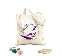 AILOONG Borse a mano in poliestere e cotone Titolo di Catch The Wind Surf Wave Tessuto spesso 340g/m² Utilizzabile come trousse per il trucco